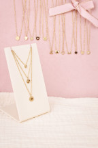 Collier rond motif soleil