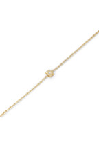 Bracelet fleur strass