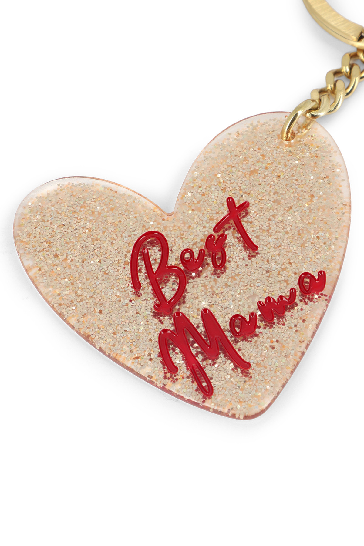 Porte clés Best Mama paillettes